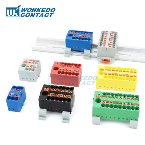 Distribution Block PTFIX 2.5mm² 2/4/6/7/12/13/18/19 Connection Push-in Electric Power Terminal Block