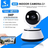 Linke V380 Pro Cctv Camera for house wireless connect phone 360° for home Bulb 1080P WiFi night vision IP security cctv camera