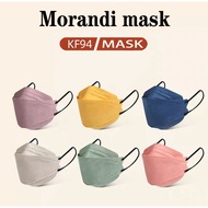 10PCS KF94 Face Mask original 50 pcs Version korea facemask disposable mask face with design facemask for washable fda approved 4ply morandi color