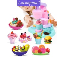 [Lacooppia2] Pretend Ice Cream Maker Toy for Party Favors Ages 3 4 5 6 7 Year Old Gifts