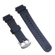 20mm Silcione Strap for Seiko Watch Band  for Seiko Canned Abalone Rubber Watchband with logo