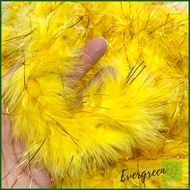 1METER Bulu Ayam / Fuffy Feather / Tali Bulu Color / Feather Strip / Bulu-bulu Boa / Renda Bulu Lemb