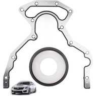 Rear Main Seal Block Cover Gasket Kit for GM LS Engines Compatible with Chevrolet GMC Hummer Pontiac