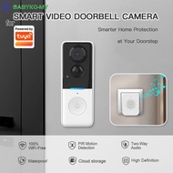 [BABYKO] Wireless Visual Smart Doorbell WiFi Mobile Remote Cat Eye Doorbell