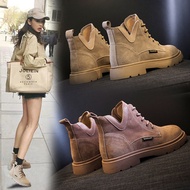 Genuine Leather Martin Boots - Slim Fit Fall/Winter Ankle Boots