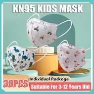 (individual package)mask for kids KN95 face mask kids 30PCS 5ply duckbill face mask 50 pcs  for 4-12 years old Children kn95 duckbill mask cartoon 5D Child Butterfly Protective Reusable 5 Layers duckbill mask Earloop 50pcs murah