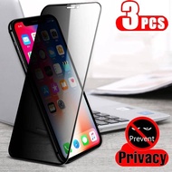 For iPhone 15 14 8 7 6 6s Plus XS Max XR X Anti Spy Tempered Film Privacy Screen Protector For iPhon