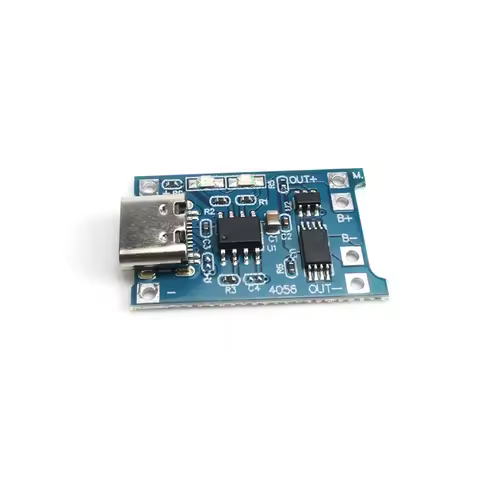 10pcs TP4056 Type-C USB 5V 1A Lithium Battery Charger Module with Protection for 18650 Li-ion Li-Po