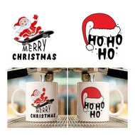 Merry Christmas Santa Skateboard Christmas Mug