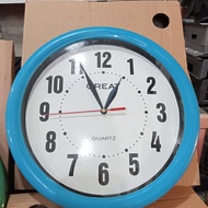 [ PACKING AMAN ] Jam Dinding Great Polos Minimalis Dekorasi Rumah Kamar Sekolah Ruang Tamu / Jam Din