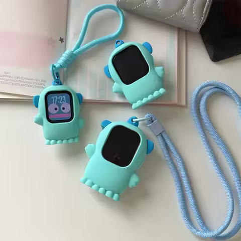 Watch Case Lanyard Silicone Protective Cute For Hangyodon For Apple Watch S11 S10 S9 S8 SE Ultra 49M