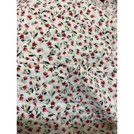 50cm x 1m5 mango silk fabric with pretty little flowers for baby clothes (0-7)