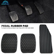 OPENMALL 3Pcs Car Brake Clutch Pedal Rubber Pad Cover For Suzuki Swift Samurai Sidekick Vitara Track