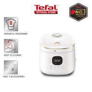 Tefal Mini Rice Mate Fuzzy Logic Rice Cooker 0.7L – 8 programmes, AI, removable inner lid, compact, 4 cups RK5151