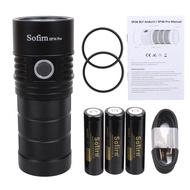 Sofirn SP36 Pro 8000lm Senter LED Kuat 4*SST40 5V 3A USB C Lampu LED 18650 Isi Ulang Anduril 2.0