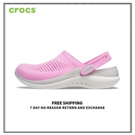 （ของแท้อย่างเป็นทางการ）CROCS LITERIDE 360 CLOG Women's รองเท้าแตะ 206708-6SW รองเท้าวิ่ง รองเท้าผ้าใบผู้หญิง รองเท้าผ้าใบ 3 year warranty