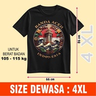 T-shirt Kaos Distro BANDA ACEH - ACEH - Premium Quality - BNAX1