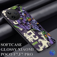 [ GT43 EVAGELION ] Softcase Xiaomi POCO F7& F7 PRO Case Glitter Mirror Sublime Silicone Xiaomi