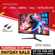 PRISM+ X270 27 240Hz 1ms 1500R Curved Adaptive-Sync Ready Gaming Monitor [1920 x 1080]