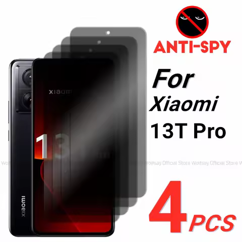 2/4PCS Privacy Screen Protector For Xiaomi 13T Pro Anti-Spy Tempered Glass Xiaomi 13T Pro Privacy Gl