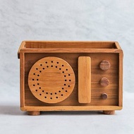 【柚木面紙盒】收音機面紙盒 木面紙盒 柚木