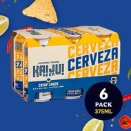 Kaiju Cerveza Mexican-style Lager - Pack of 6 x 375ml Cans [Craft Beer]