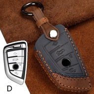 Genuine Leather Handmade Car Key Cover key Case For BMW 1 2 3 4 5 6 7 Series X1 X3 X4 X5 X6 F30 F34 F10 F07 F20 G30 F15 F16