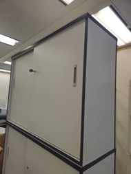 辦公室大型雙層推拉門儲物櫃 文件櫃