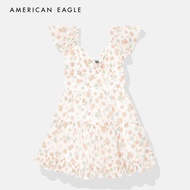 American Eagle Flutter Sleeve Floral Babydoll Mini Dress ชุดเดรส ผู้หญิง เบบี้ดอล มินิ (EWDR 039-787