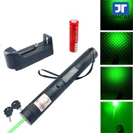Powerful Green Laser Pointer Pen Beam Light 5mW Lazer Power 532nm+18650+Charger