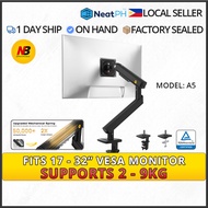 NB North Bayou Single Monitor Arm Mount Stand Spring 2-9kg 17-32 Inch Monitor A5 (Upgraded F80) 2026