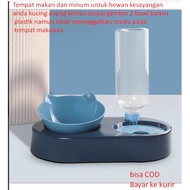 Food and drink place for your pets, cats, dogs, rabbits according to the picture, 2 bowls, plastic m
