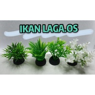 2" Mini Artificial Plastic Plants Fish Tank Decoration