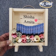 3D Fine Quality Box Frame/Frame Duit Hantaran/Mas Kahwin/TV/7x7inch