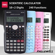 PALLEWELL deli (得力) Scientific Calculator With Slide Cover - D82TM/MS