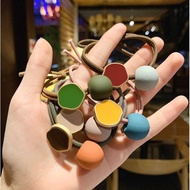 Korean Women Hair Tie Elastic Morandi Beads Hair Women Scrunchie