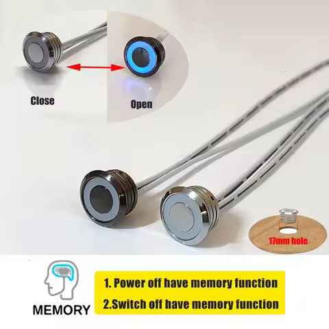 LED Dimmer 5V 12V 24V Touch Sensor Control Switch Button Control Stepless Dimmable For 5050 3528 LED