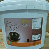 Elmer Dip Glaze Coklat Dark Vista Repack 250gr
