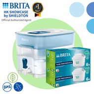 BRITA - Flow water filter 濾水箱 配1+ 12件濾芯 (藍色)