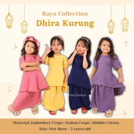 Baju Raya Baby Girl / Baju Raya Budak Perempuan / Baju Raya Kanak-kanak Perempuan / Baju Kurung Buda