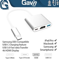Samsung Dex USB-C Hub HDMI USB C Hub Type-C Monitor Adapter Macbook USB 3 (Code 002)