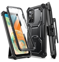 I-Blason Armorbox ออกแบบมาสำหรับ Samsung Galaxy A23 5G/เคส A23 4G (ปล่อย2022) พร้อมขาตั้งและซองคลิปห