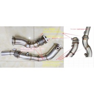 downpipe for S55 M3 M4 F80 F82 F83 downpipe 2014+ 25hp+ 3'' od