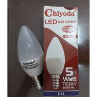 Chiyoda LED Bulb Candle 5 Watt E14 – Energy Saving LED Lamp 5W 5Watt White