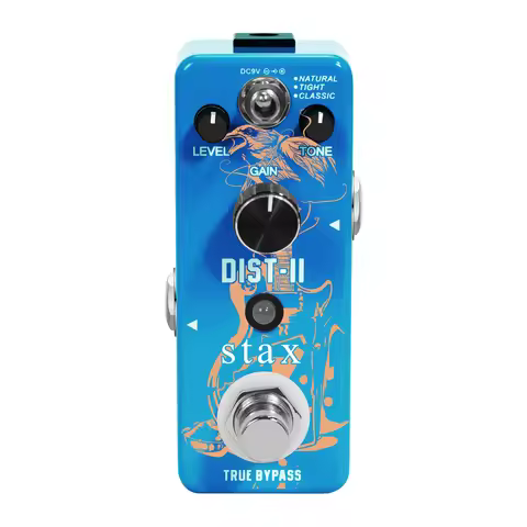 STAX LEF-301B Guitar Distortion Pedal Solo Dist Effect Pedals For Guitarist High Gain Distortions Pe