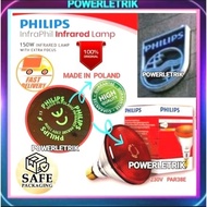 PHILIPS 150W POLAND INFRARED THERAPY  EXTRA FOCUS BULB / PHILIPS 150W INFRARED HEALTHCARE HEAT INCAN