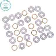 GentleHappy 10Sets Thrust Ball Bearing F8-22M 7 F8 22m Inner Diameter 8mm Plane Planar Miniature Axi