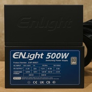 PSU PowerSupply | Enlight ENP-500DT 500W – Active PFC  -  Efisiensi 85% - Silent | Power Supply Enli