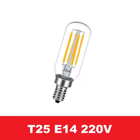 Tubular Led Bulbs 4W 8W 12W T25 Vintage E14 Warm White /Cool White Edison Light Bulb For Chandeliers