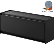 Yamazaki Magnetic Medicine & Supplement Storage Case - White/Black, W26×D8×H10.6cm, Tower Series, Fl